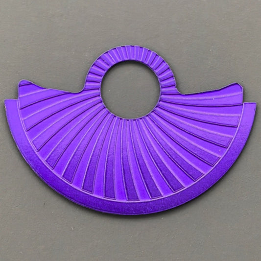 Lila schräge Wellen-Metallrotor-Schwinggewichtsauflage, passend für NH35 NH36-Uhrwerk