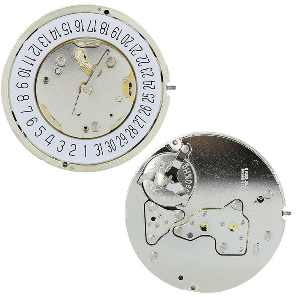 Ronda 5021D quartz watch movement by Ronda, precise and reliable for accessory repairs.