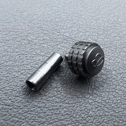 9mm Super Stainless Steel watch crown for BRL Avenger, durable replacement accessory
