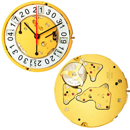 Ronda 5040B quartz watch movement with chronograph for precise timekeeping and durability.