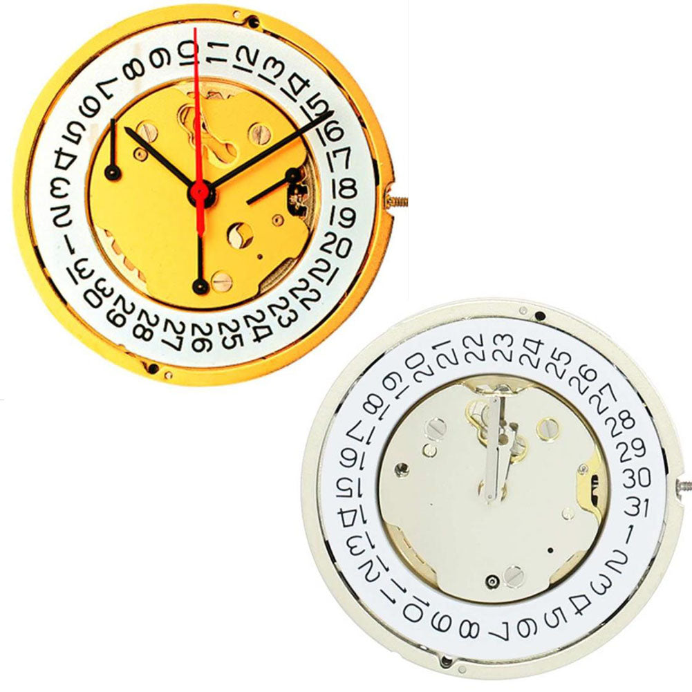 Ronda 5040D quartz watch movement showing precise chronograph function and durable design.