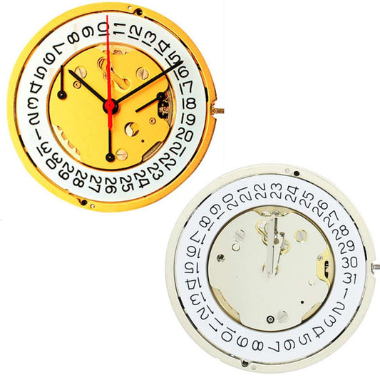 Ronda 5040D quartz watch movement showing precise chronograph function and durable design.