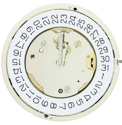 Ronda 5040D quartz watch movement displaying precise chronograph functions and robust design for watch accessories.