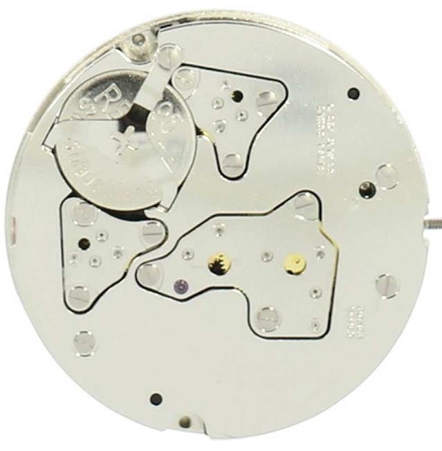 Ronda 5040D quartz watch movement with precise chronograph functions for reliable timekeeping.