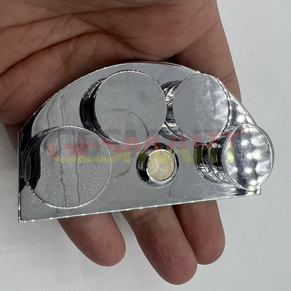 Stainless steel Watch Oil Cup Stand with 4 oiler dishes and cover for precise watch repair by 30180-A.