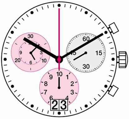 Ronda 5050B quartz watch movement showcasing precision and reliability for quality timepieces.