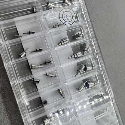 26 PIECES Classical Stainless Steel Chronograph Button Watch Pusher Screw In Type