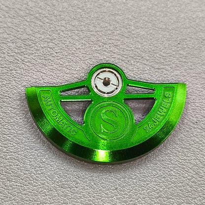 Green Hollow S Carved Modified Rotor Oscillating Weight for NH35 NH36 Movement