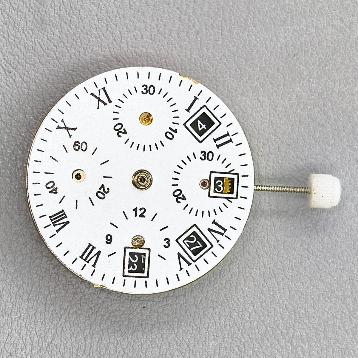 Chinese 7750 GMT Automatic Mechanical Movement 3 Hands Small Second@9
