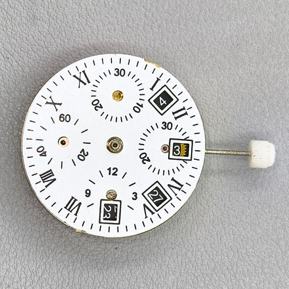 Chinese 7750 GMT Automatic Mechanical Movement 3 Hands Small Second@9