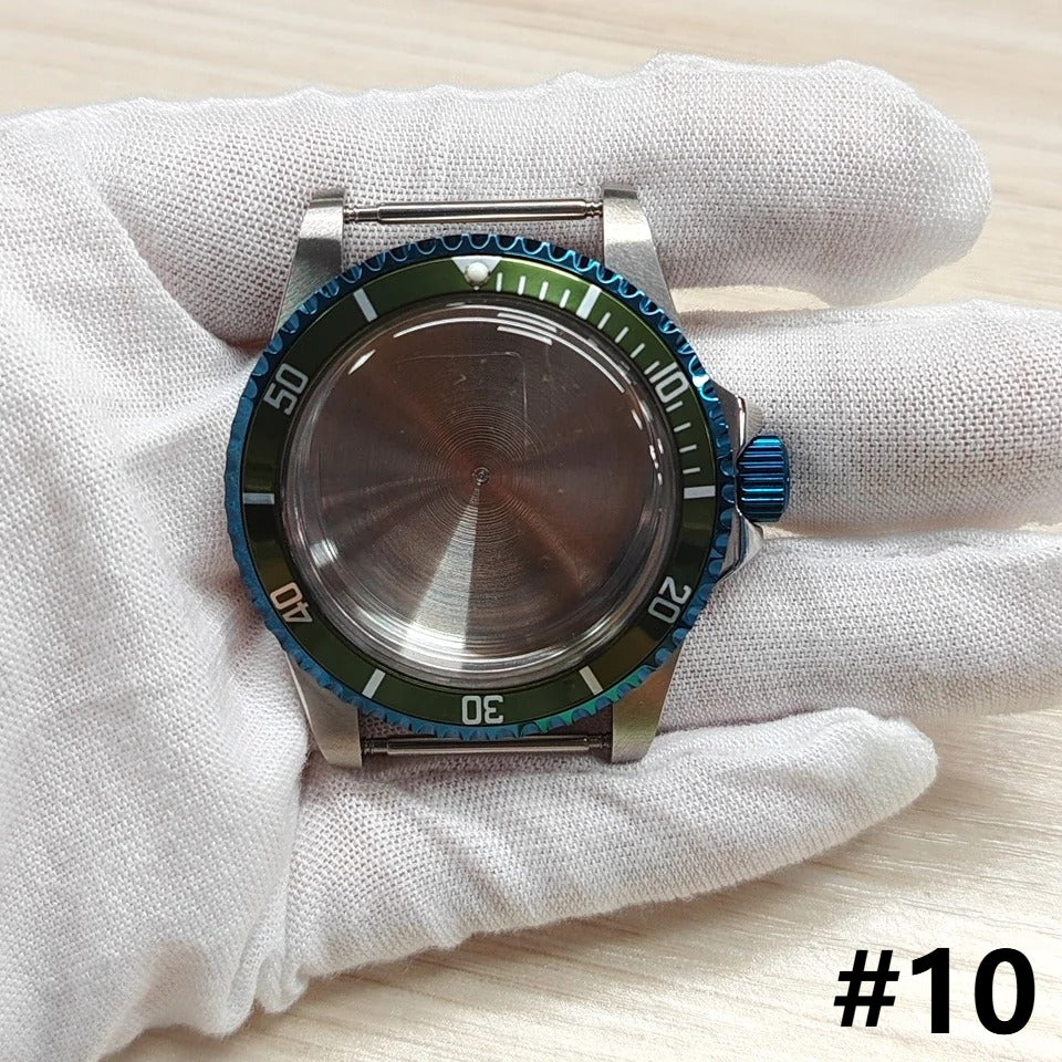 39.5mm Stainless Steel Watches Case with Bezel & Acrylic Glass for NH35 NH36