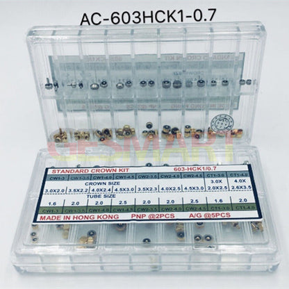 0.7/0.8/0.9 Hongkong Made Standard Watch Crown Kit Assortment for Watchmaker