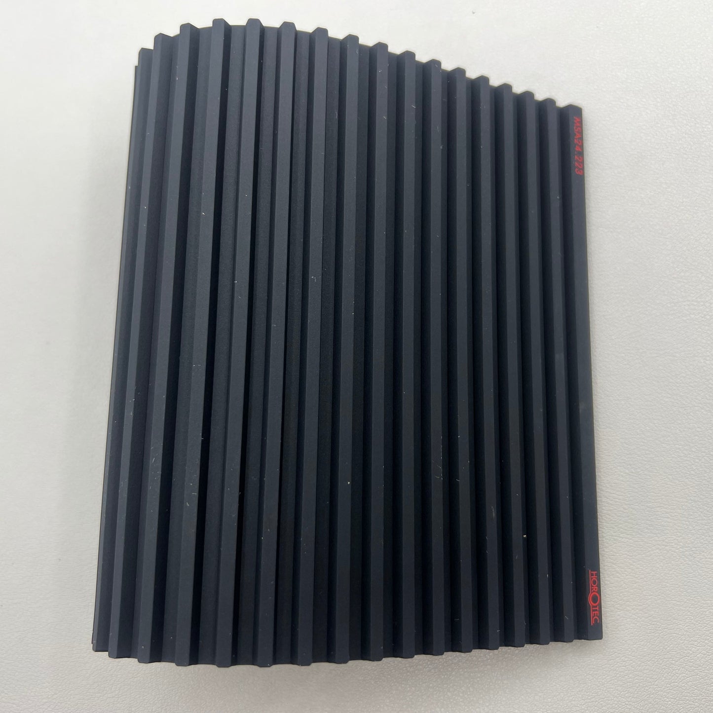 Swiss Horotec MSA24.223 black silicone anti-slip workbench mat with 32 compartments for watch accessories organization