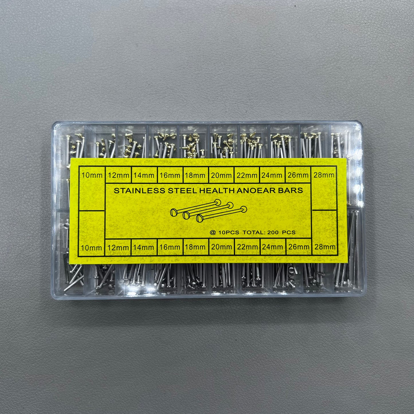 Assortment 200 PCS Watch Strap Screws Tube Friction Pin Clasp Strap Bracelet Rivet End