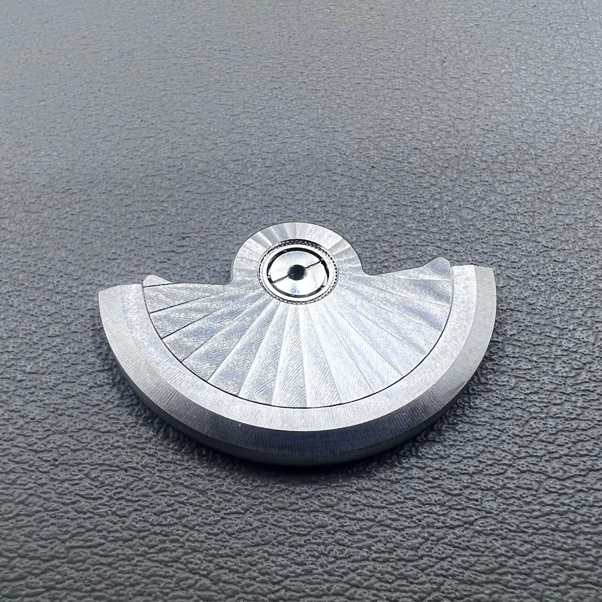 No Hollow Silver Radial Pattern Rotor, Seiko NH34 NH35 NH36 NH38 Compatible Watch Accessory