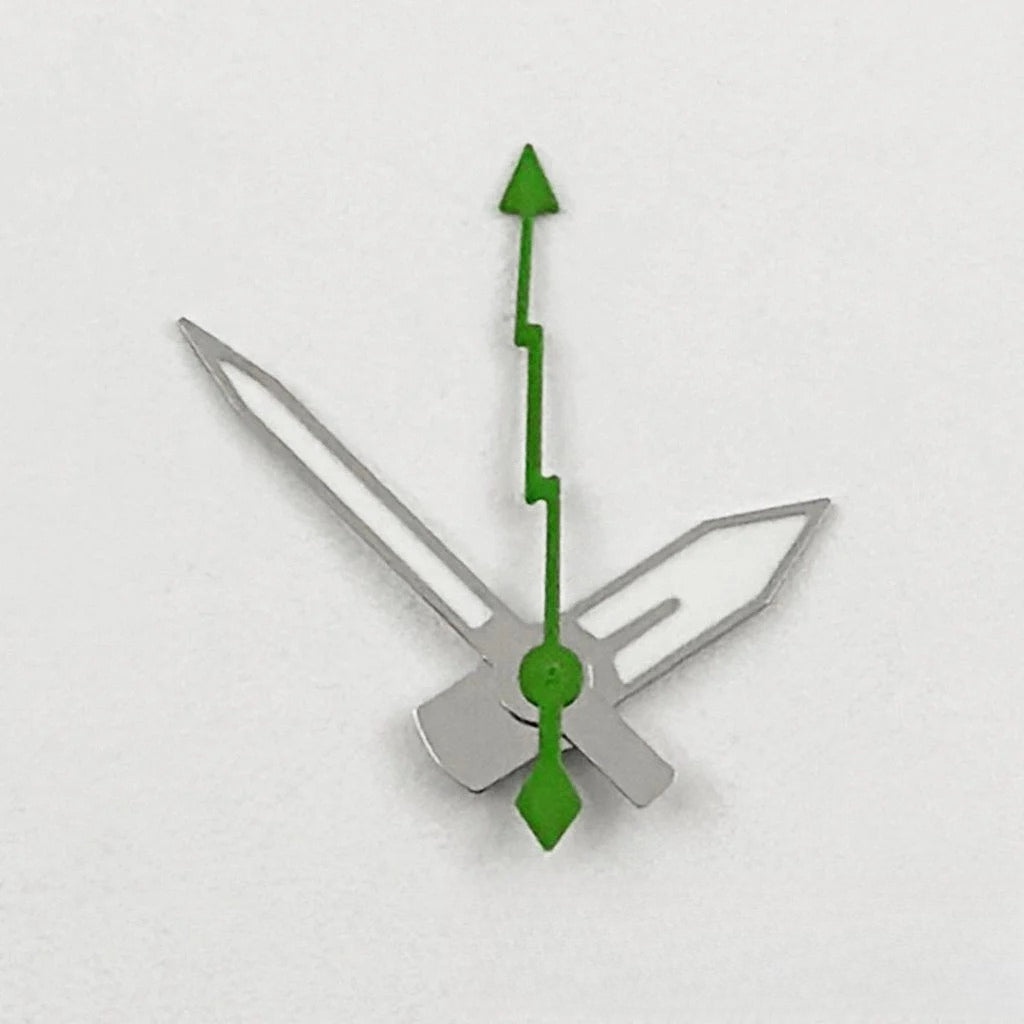 Lightning Second Watch Hands C3 Green Luminous for NH35 NH36 NH38 NH39 NH70