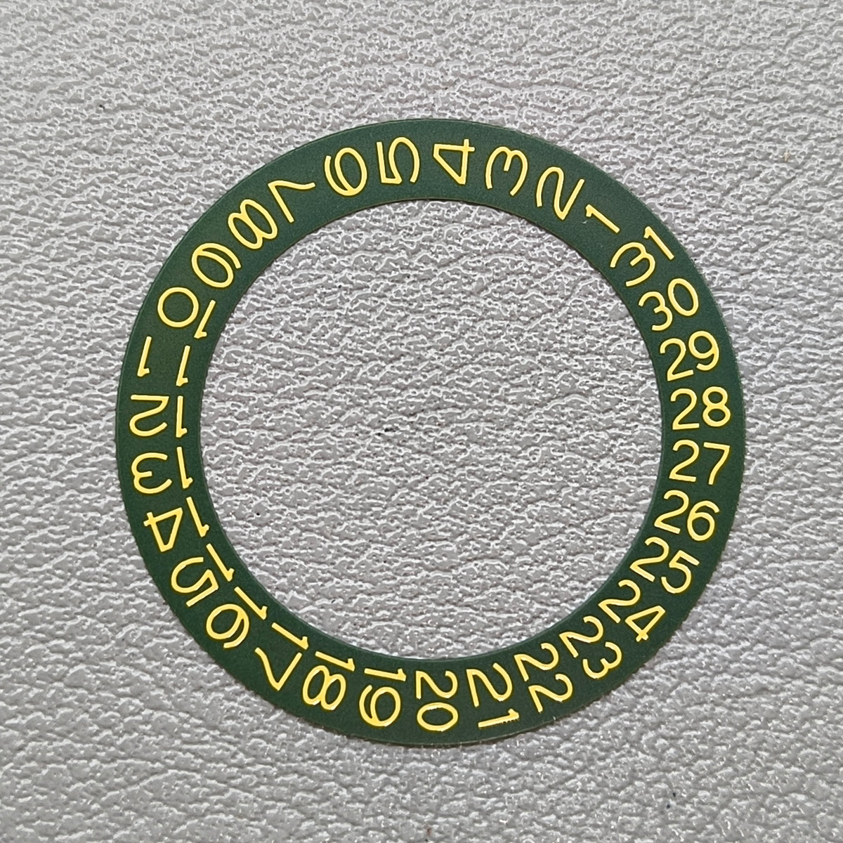 Yellow Font Green Background Pineapple Date Wheel for NH35 NH36 Date@3