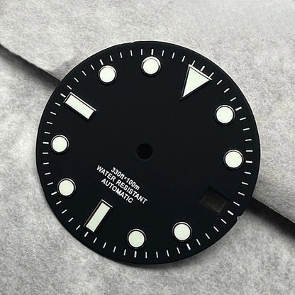 28.5mm Multicolor Watch Dial with Date Window Luminous Dial Fit NH35 /NH36/4R/7S