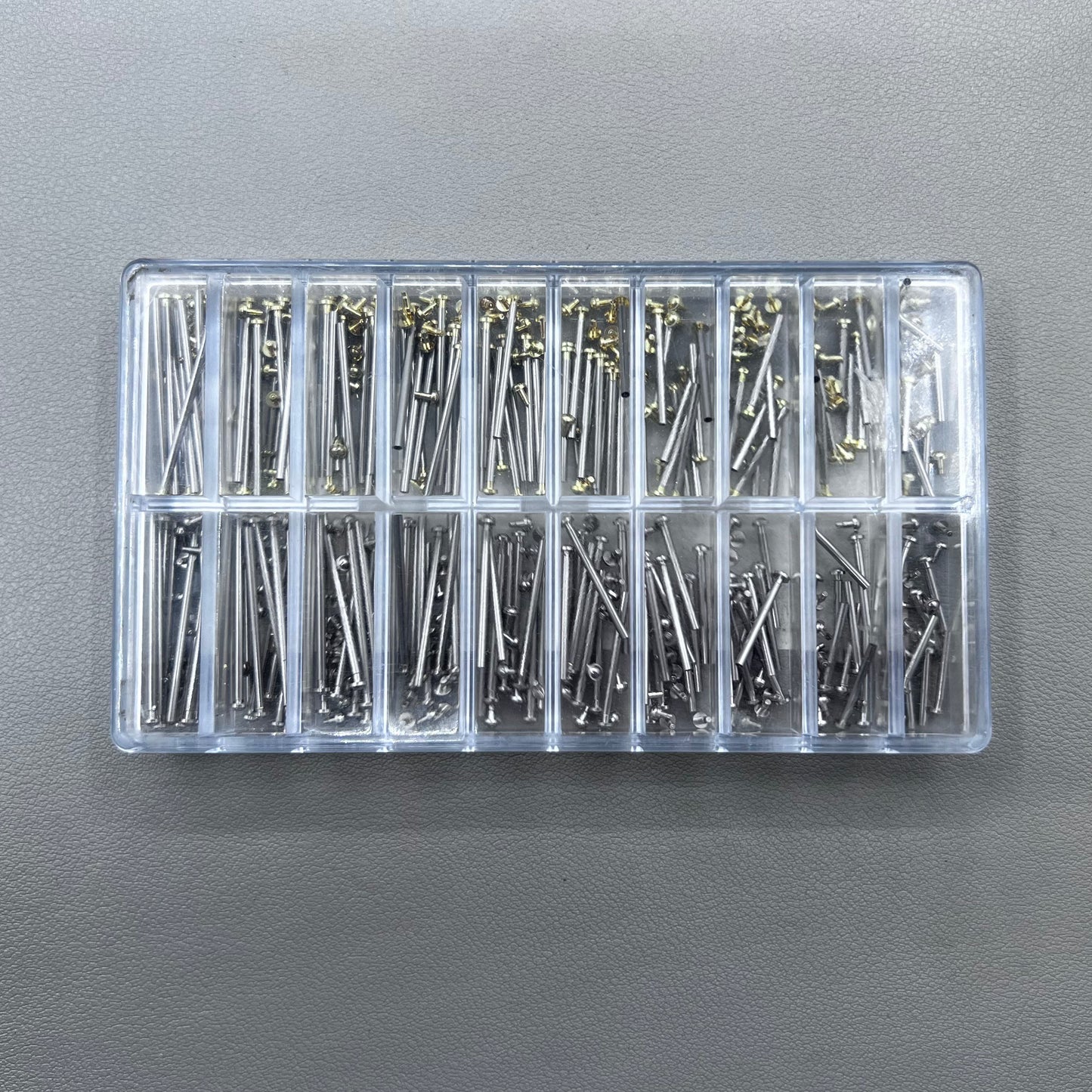 Assortment 200 PCS Watch Strap Screws Tube Friction Pin Clasp Strap Bracelet Rivet End