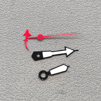 Red Shark Second Hand Green Luminous Watch Hands for NH34/35/36 NH38/39 NH70/72