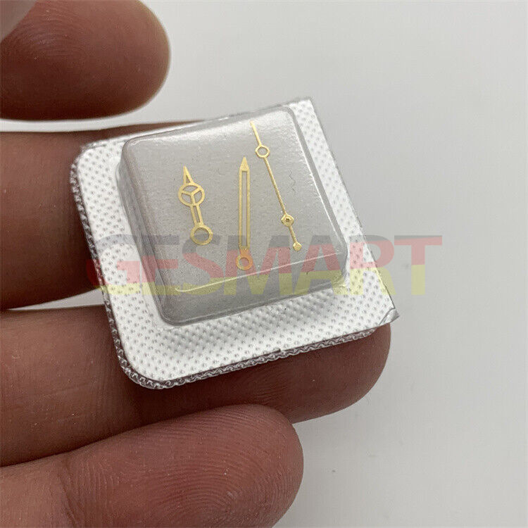 Aiguilles de montre pour homme 12 mm, lumineuses, vertes, 3 aiguilles, pour mouvement Miyota 8200