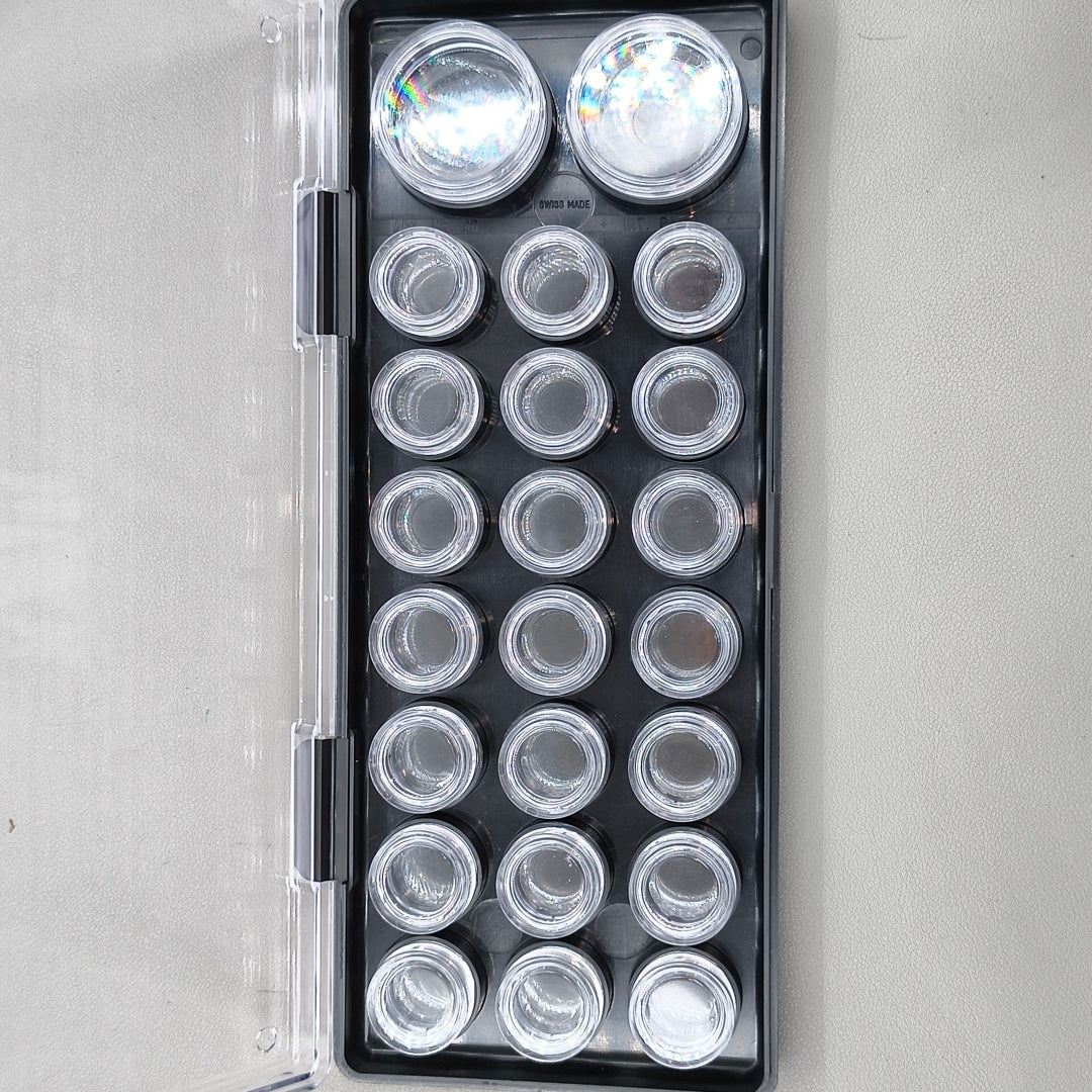 Swiss Bergeon 6088-D Storage Box Plastic With 21 Insert Boxes