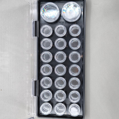 Swiss Bergeon 6088-D Storage Box Plastic With 21 Insert Boxes