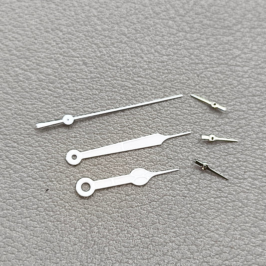 2 Sets/Pack White Trim Green Lume 6Pins Watch Hands for Miyota OS20 0S20