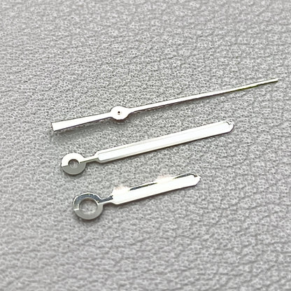 2 Sets Silver Trim Green Luminous Watch Hands for NH35 NH36 7S26 4R35 4R36