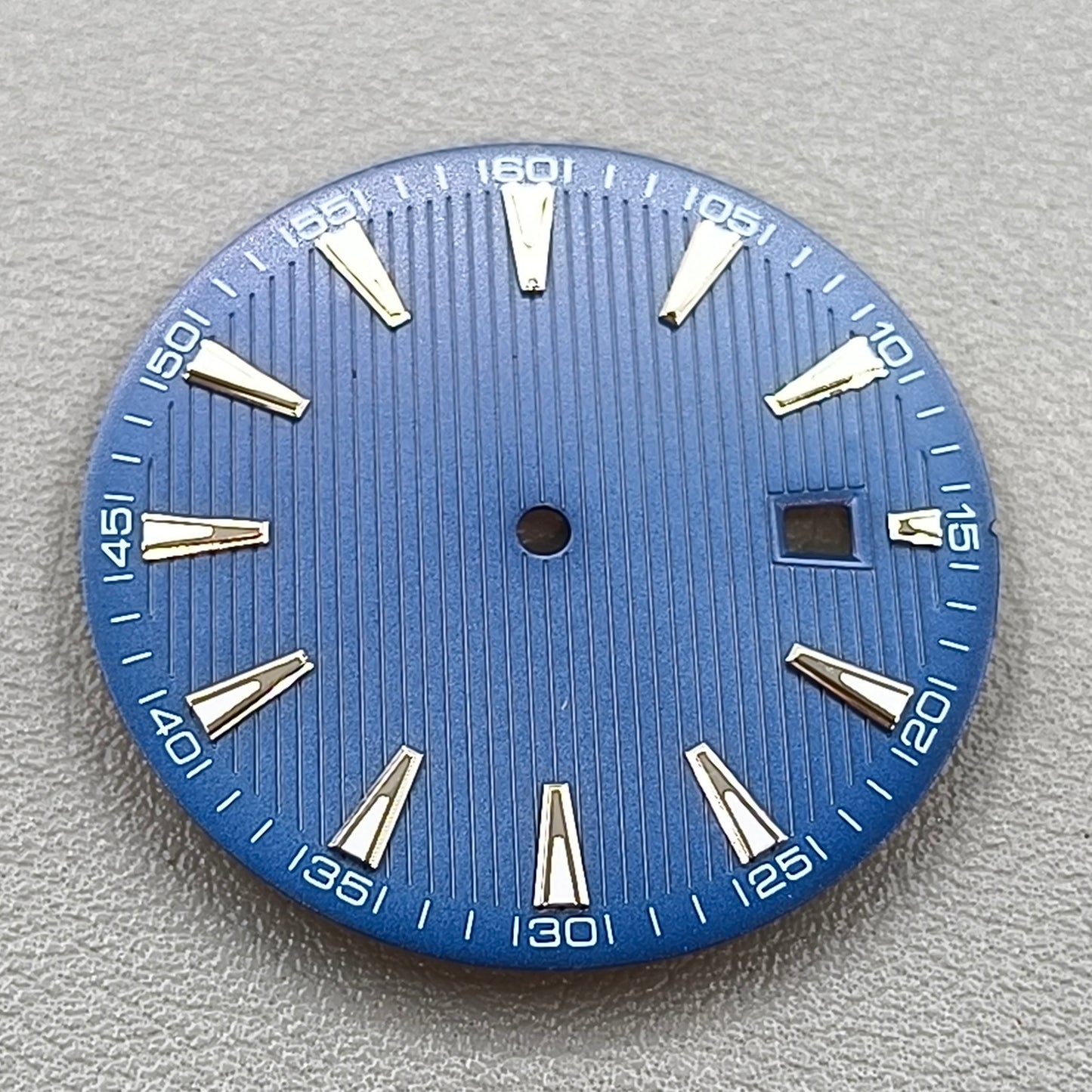 Blue 33.5mm Watch Dial For ETA2824 2836 Movement Green Lume No Logo