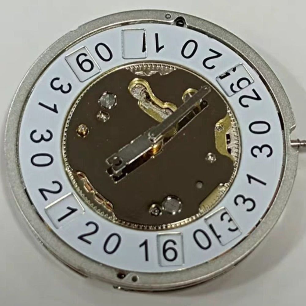 Swiss Part Ronda 5050B quartz movement, 3 hands with date at 6, for precise watch repairs.