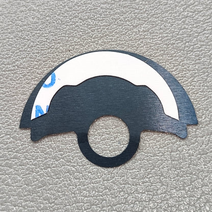 Metal Royal Blue Wave Rotor Oscillating Weight Overlay Fit for NH35 NH36 Movement