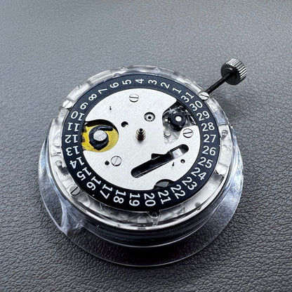 Swiss Genuine Black Dial ETA C01.211 Chronograph Mechanical Movement 1853