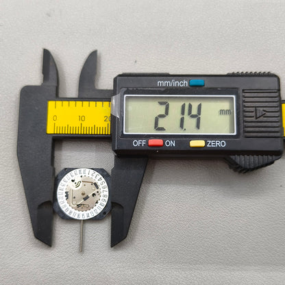 Japan VX22 White Disk Quartz Watch Movement Date@6