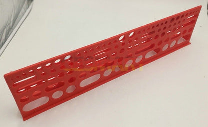 Wall-mounted hardware board with screwdriver and pliers storage, ideal for organized tool hanging.