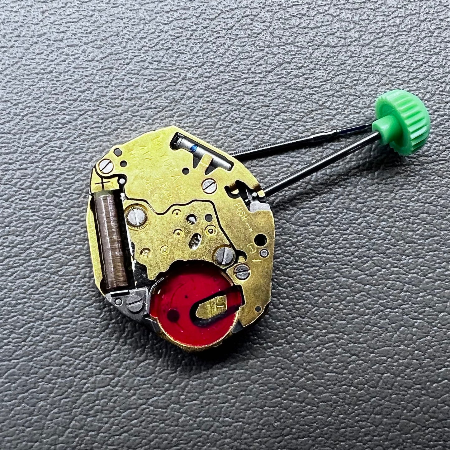 Japan Miyota 4T43 quartz watch movement with 2 hands and small second at 6 o'clock by Miyota.