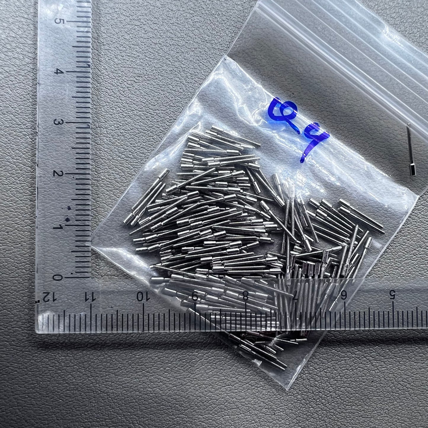 100 PIECES/Pack Watch Winding Stems Extension Watch Stems for 0.9mm Watch Stem
