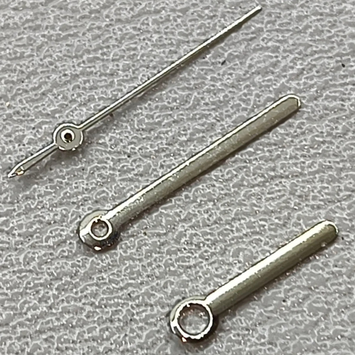 11mm Round Pointed Silver Polished No Lume Watch Hands for 2035 2115 PC Series Movement