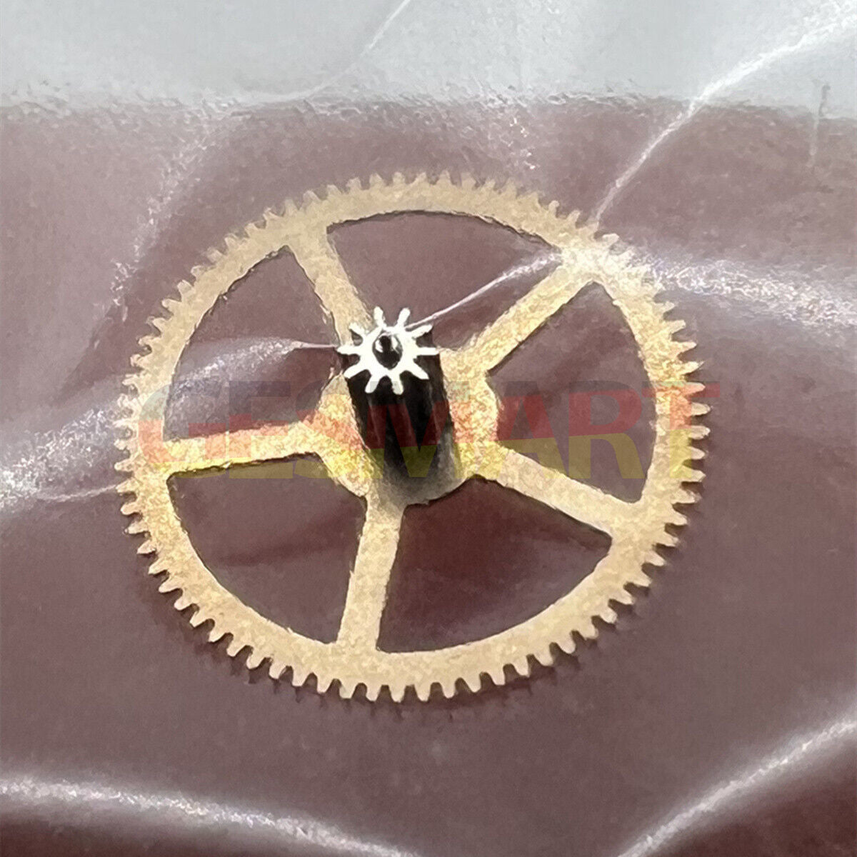 Watch part third wheel compatible with YN55 YN56 movements, precision gear for Seiko watch repairs.