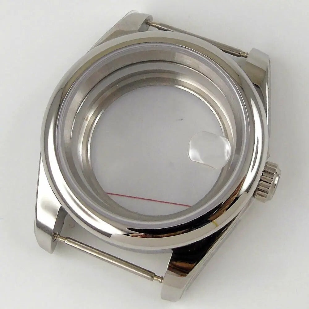 Personalized 39mm Sapphire Glass Watch Case Fit NH35/36 ETA2836 2824 Miyota 8215