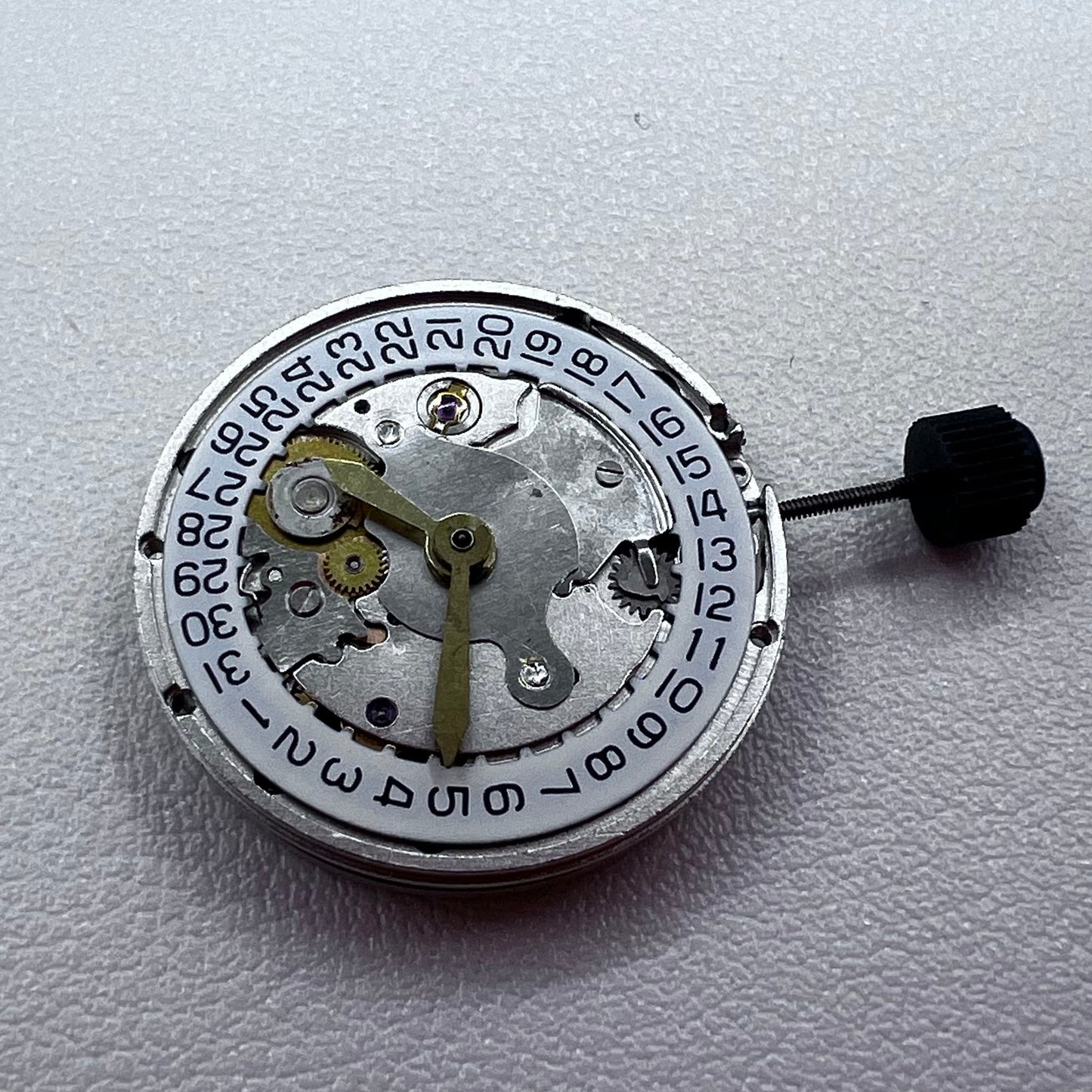 SHANGHAI 2824 Silver Automatic Mechanical Movement Date@3