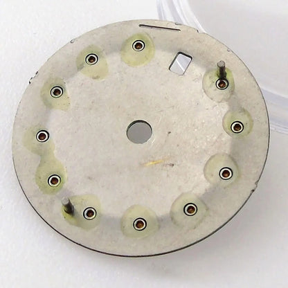 Nologo Sunburst dial face with rhinestone markers for 26mm lady watch, fits NH05 NH06 NH07 movements.