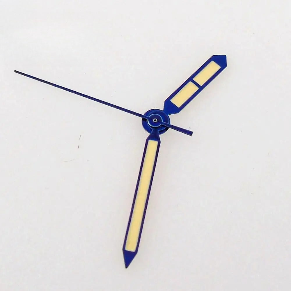 Blue Trim Orange Watch Hands for Miyota 8205 8215 821A MingZhu 2813 Nh35 Nh36