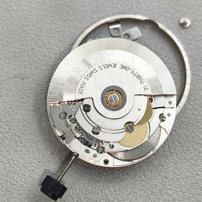 Swiss Original SW260-1 Mechanical Movement Silver Plated