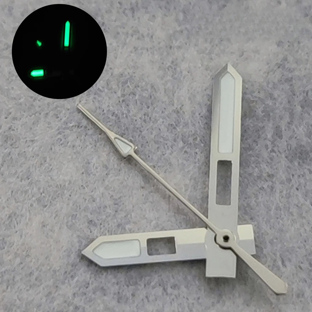 Modified Watch Hands C3 Green Luminous Pointers For NH36 NH35 NH38 7S/4R