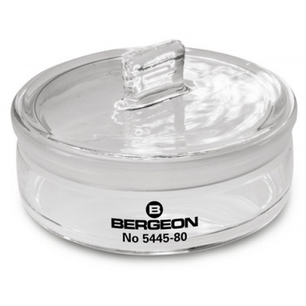 Bergeon 5445-80 benzine cup for precision watchmaker tool, ideal for cleaning small parts.