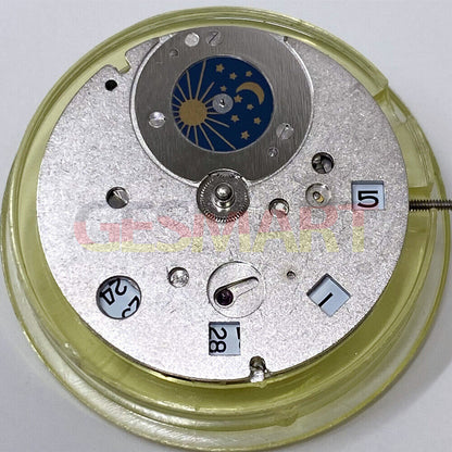 Neu Mingzhu 2813 Automatische Mechanische Bewegung Mond Phase @ 12 Kleine Sekunde @ 6