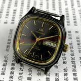 33mm Shanghai Factory Made Manual Mechanical Watch Double Calendar Black Dial