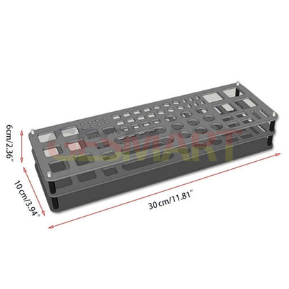 Multi-functional tool stand organizer tray, designed for neat storage of screwdrivers and small tools.