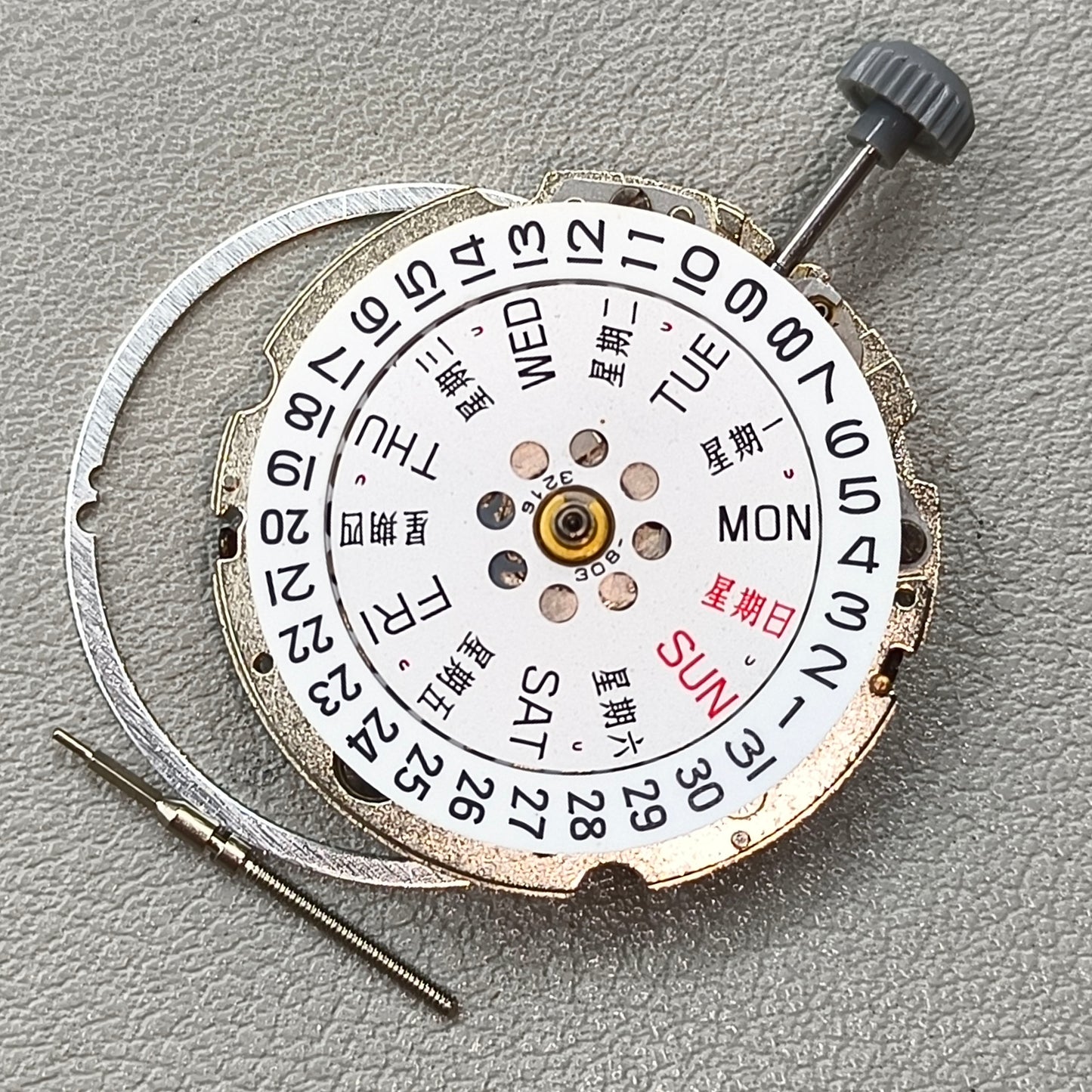 Japan Miyota 820A Movement Automatic Mechanical Day Date Display Window